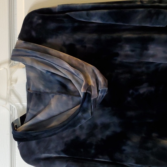 French Laundry Sport Velour Zip Tie dye Hoodie Jacket 2x - Picture 5 of 5